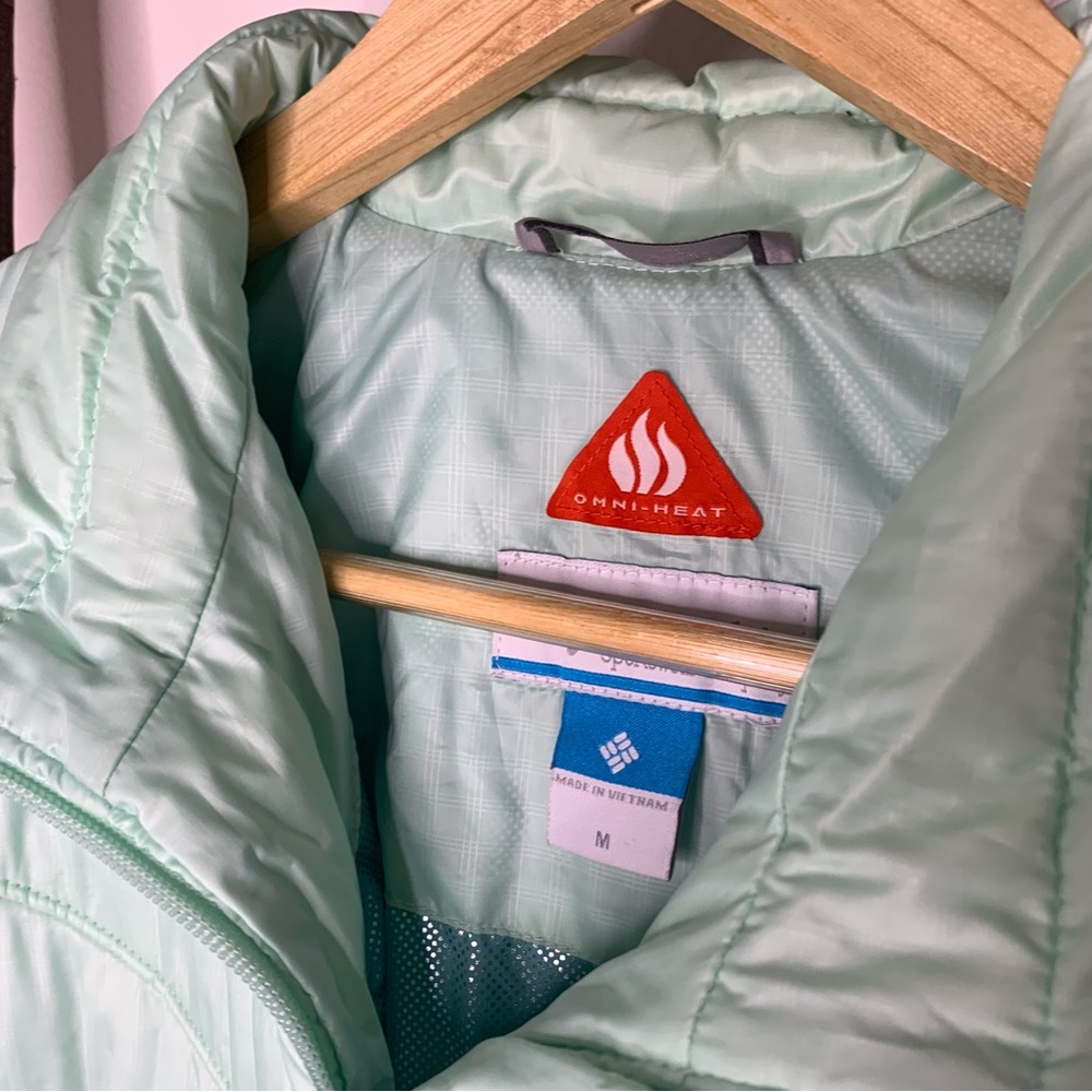 Columbia Omni-Heat Mint Puffer Jacket - Picture 4 of 5